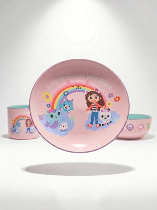 Sinsay - Farfurie ceramică Gabby’s Dollhouse - multicolor