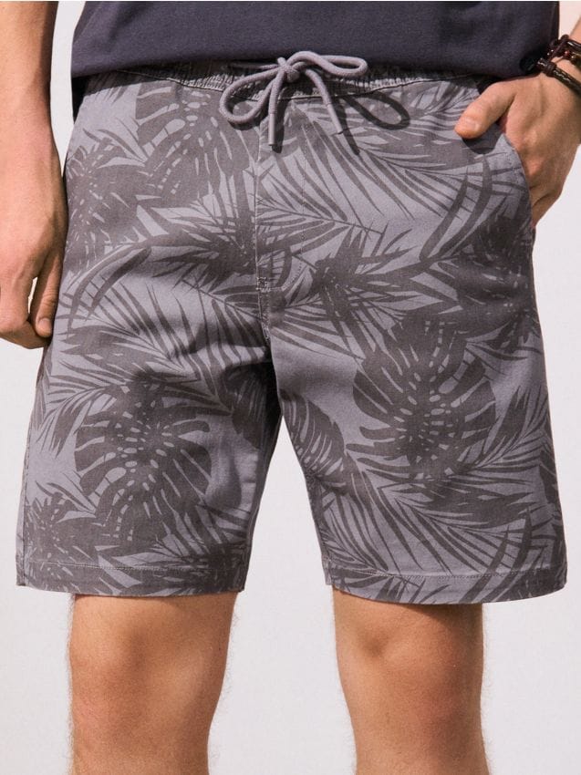 Sinsay - Pantaloni scurți jogger - gri deschis