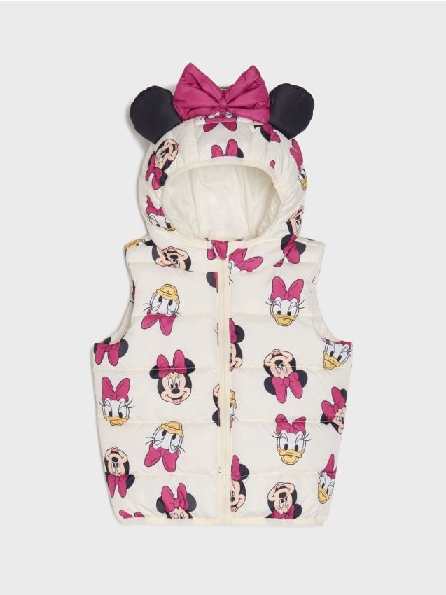 Kvačeni prsluk sa kapuljačom Minnie Mouse - SINSAY