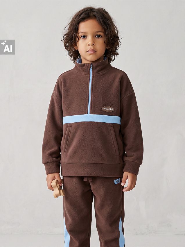 Sinsay - Flis majica half-zip Active