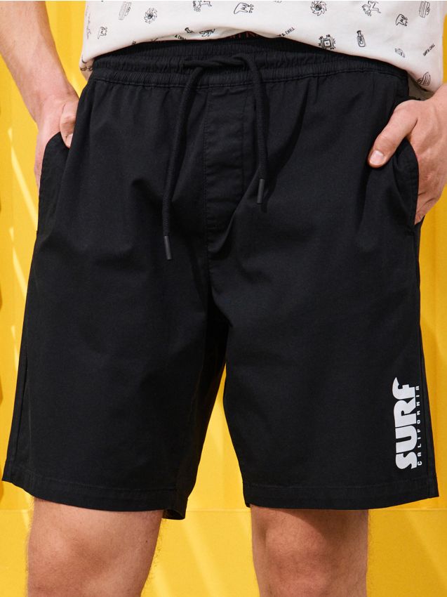 Sinsay - Pantaloni scurți - negru