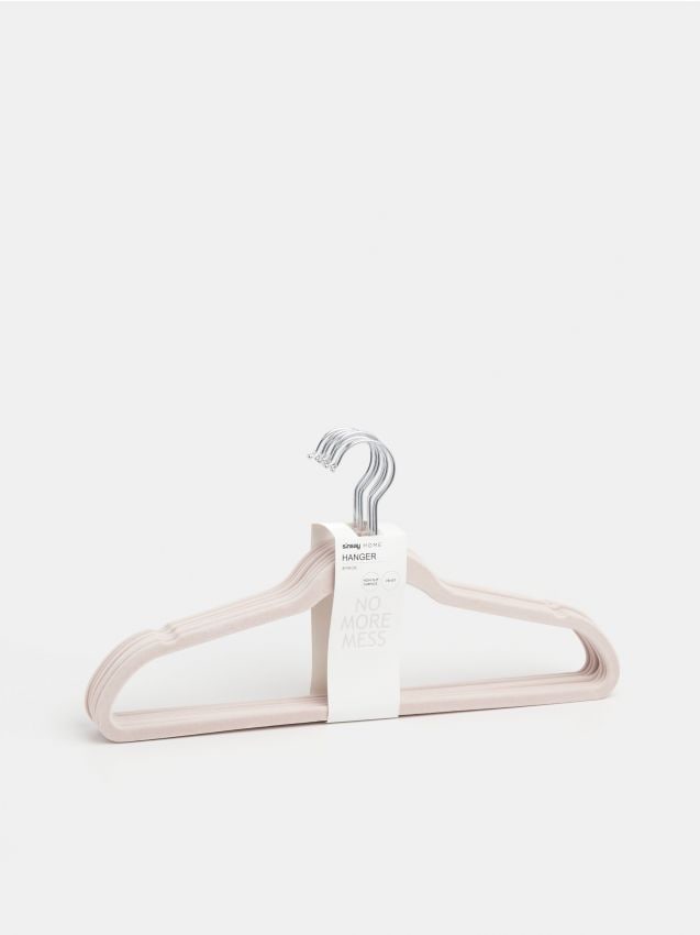 Hangers 8 pack Color pastel pink SINSAY 996AB 03X