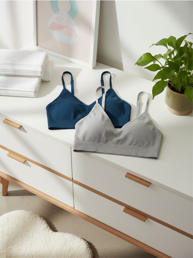 Sinsay - Súprava 2 topov na ramienka - viacfarebná