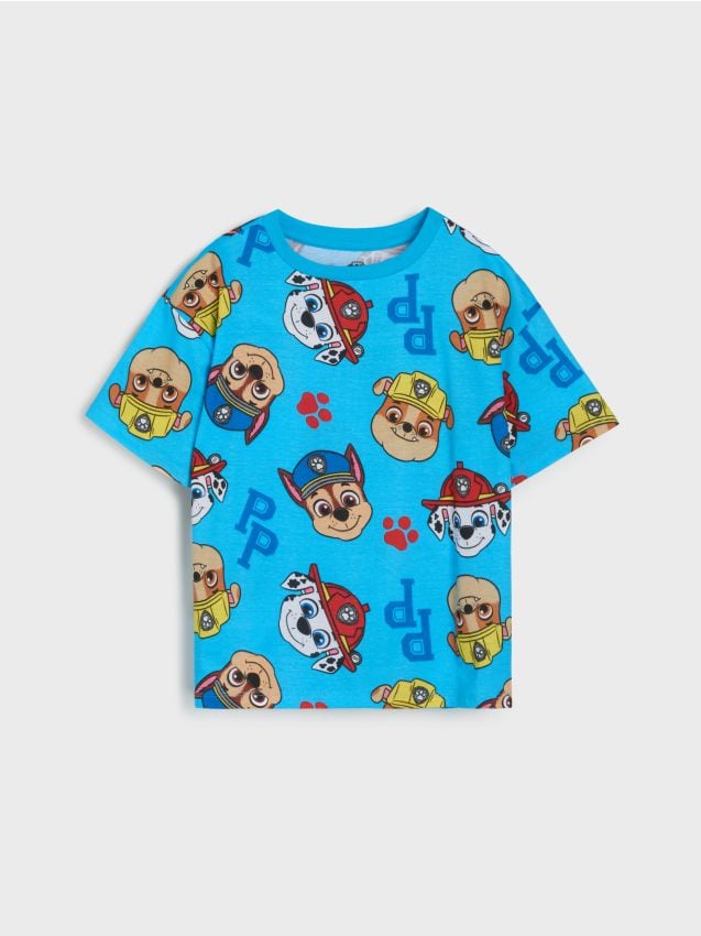 Sinsay - Tricou din bumbac Paw Patrol - albastru