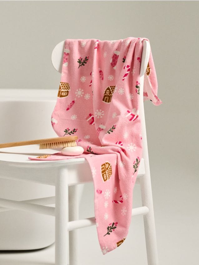 Sinsay - Uterák so sviatočným motívom - ružová