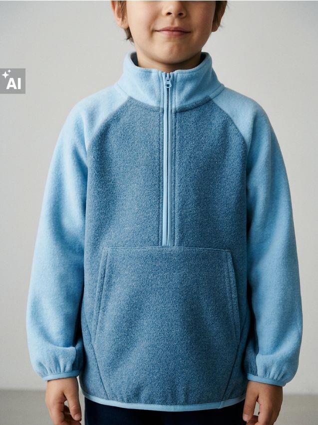 Sinsay - Sportska half-zip majica s toplom podstavom Active