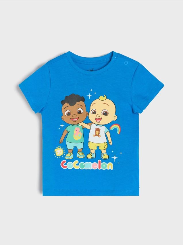 Sinsay - Tričko CoComelon - modrá
