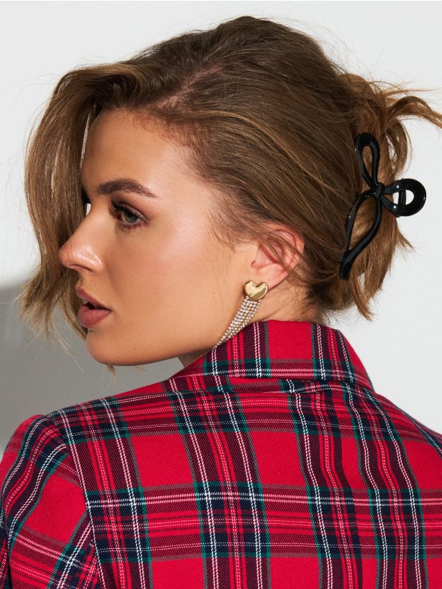 Sinsay - Clame de păr în formă de fundițe 2 pack - multicolor