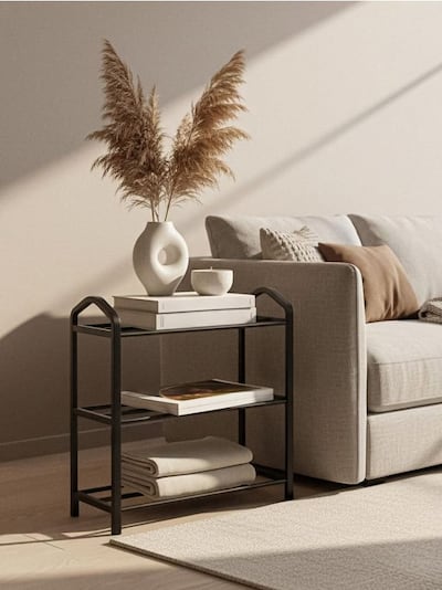 Металева настінна полиця