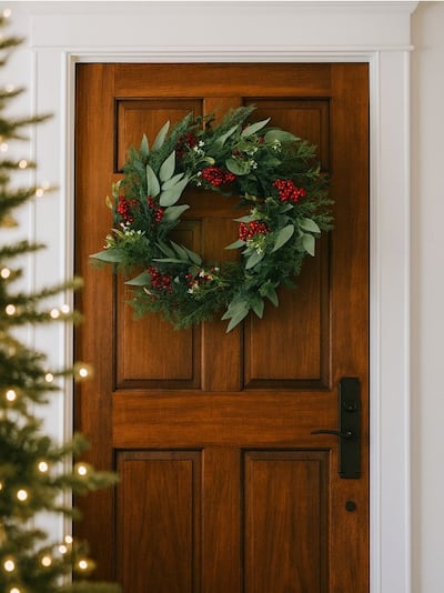 Dekorativní vánoční věnec