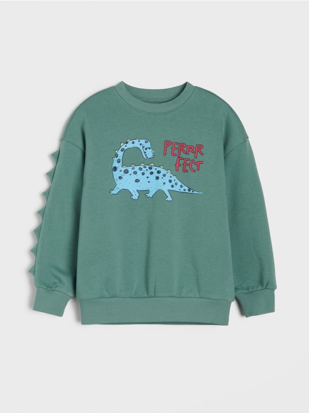 Sinsay - Crewneck majica s printom dinosaura