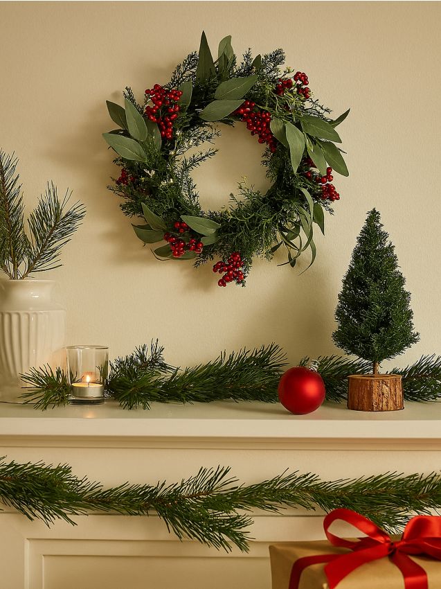 Sinsay - Dekoratívny vianočný veniec - viacfarebná