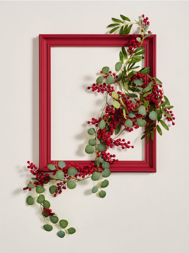 Sinsay - Ozdobná umelá rastlina - červená