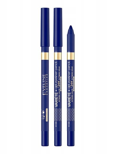 Eveline Cosmetics Variete Kredka do oczu żelowa wodoodporna - 03 Blue