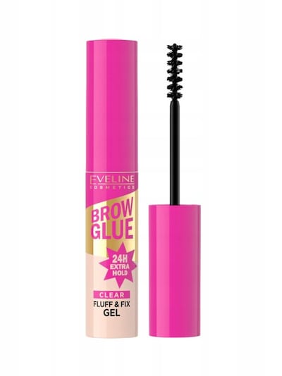 Eveline Cosmetics Brow Glue Żel do brwi transparentny 24h