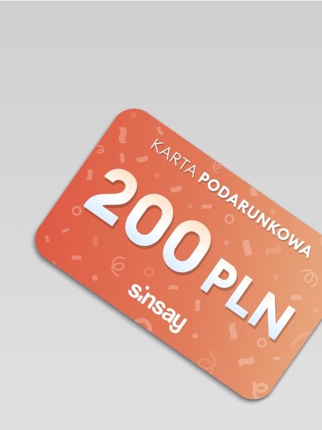 Karta podarunkowa - SINSAY