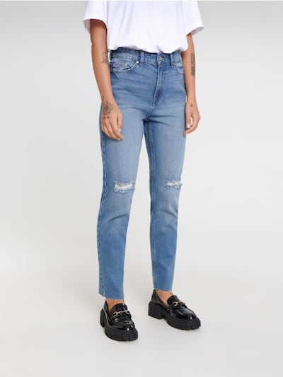 Jeans high waist mom fit