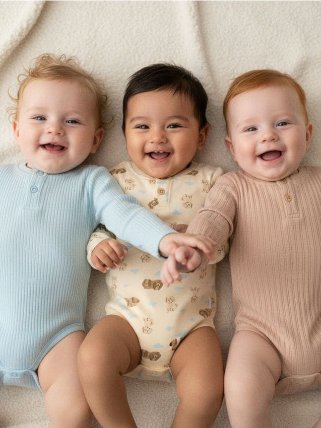 Sinsay - Súprava 3 body - béžová