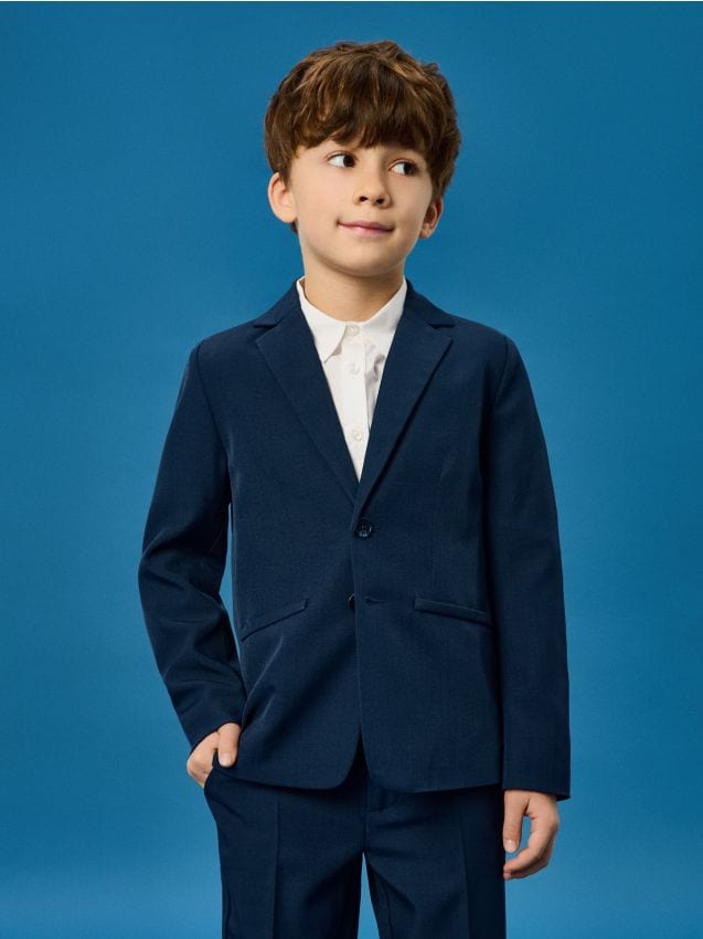 Sinsay - Sacou cu un rând de nasturi - bleumarin