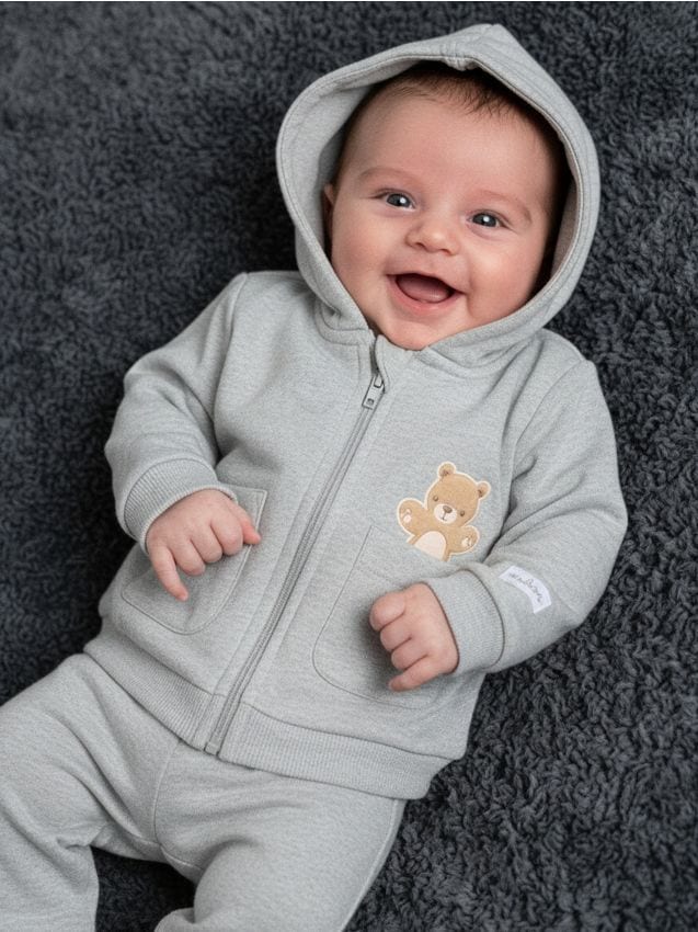 Sinsay - Mikina na zips s kapucňou - svetlošedá