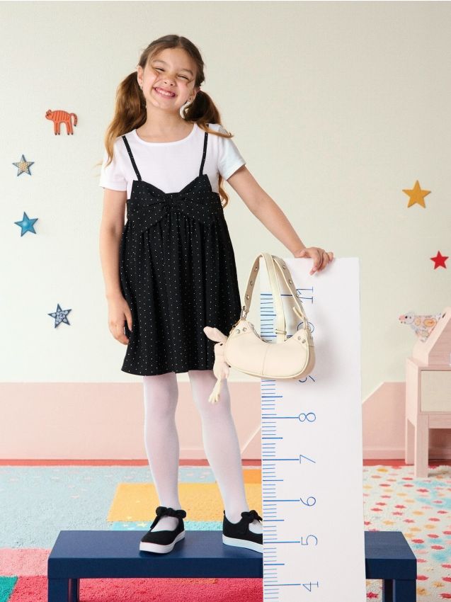 Sinsay - Rochie cu fundă decorativă - multicolor