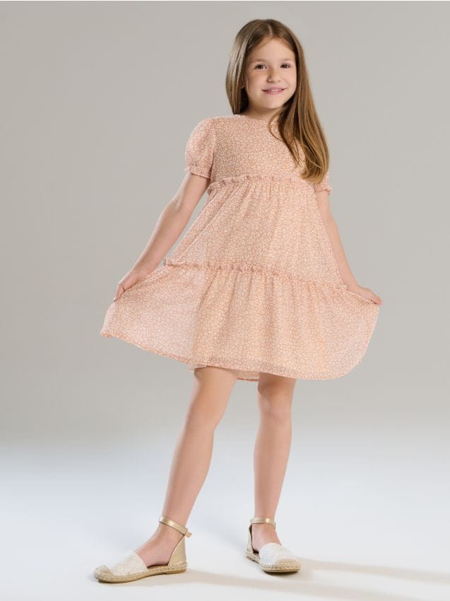 Sinsay - Rochie cu volănașe - multicolor