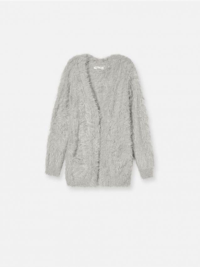 MIRROR9 Fluffy jacquard cardigan - ルームウェア・パジャマ