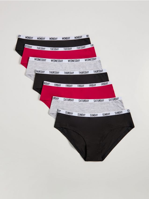Knickers for every day 7 pack Color multicolor - SINSAY - WY016-MLC