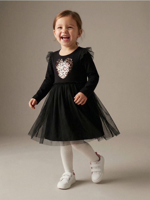 Sinsay - Rochie mini - negru