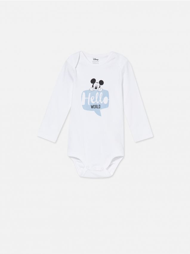 Mickey様 Mickey Mouse bodysuit Color white - SINSAY - YC869-00X
