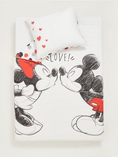 Комплект бавовняної постільної білизни Mickey Mouse