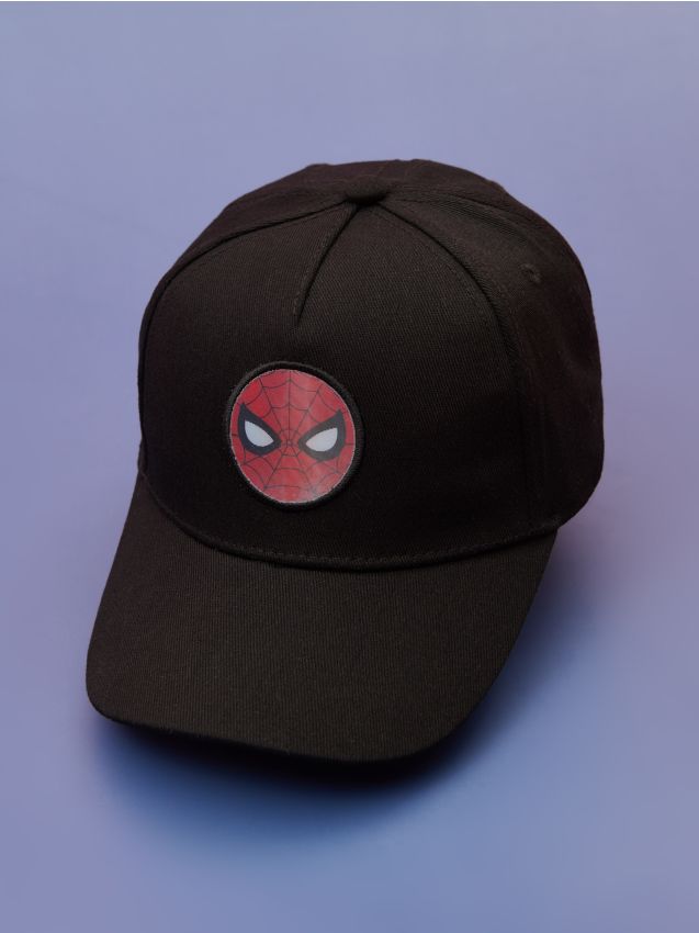 Sinsay - Șapcă Spider-Man - negru