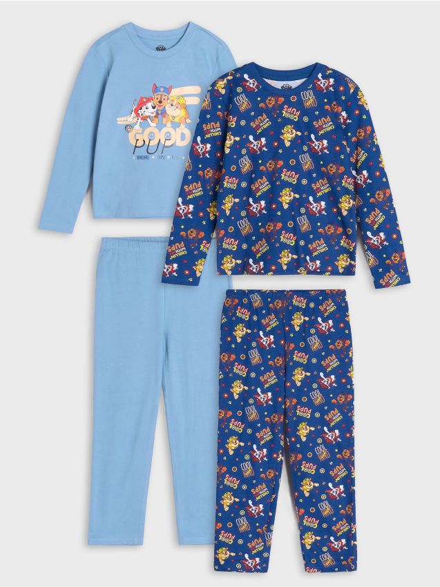 Sinsay - Súprava 2 bavlnených pyžám PAW Patrol - svetlomodrá