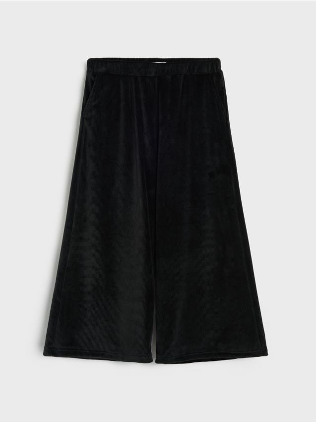 Sinsay - Pantaloni largi - negru