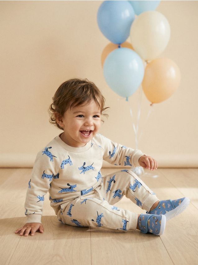 Sinsay - Pantaloni jogger - nude