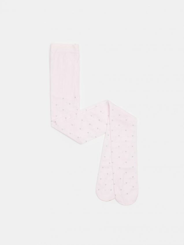Girls` tights Color pastel pink - SINSAY - ZF382-03X