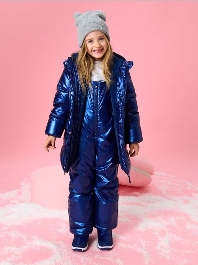 Sinsay - Salopetă de iarnă căptușită - bleumarin