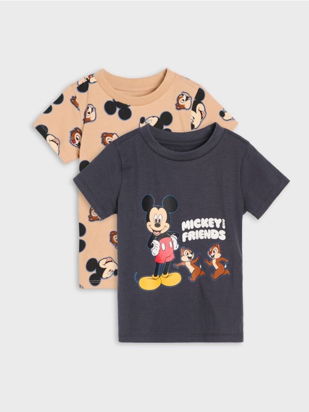 mikkyページ Бавовняні футболки з принтом 2 шт Mickey and Friends Колір
