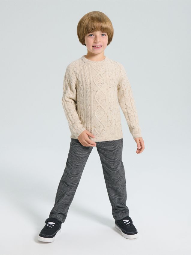 Sinsay - Sveter s ozdobným vzorom - béžová