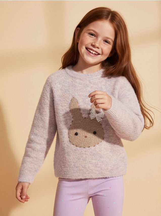 Sinsay - Sveter s dlhými rukávmi - viacfarebná