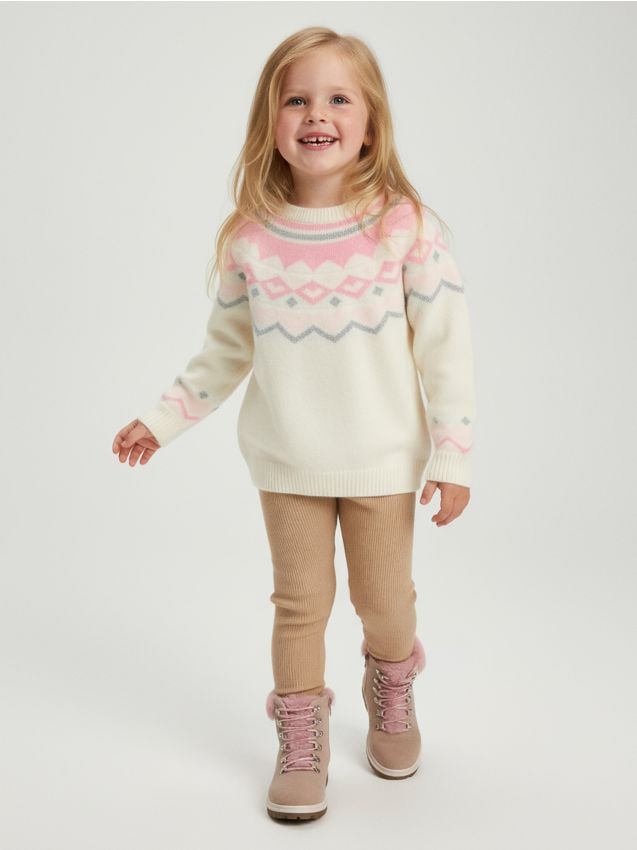 Sinsay - Cardigan cu model - multicolor