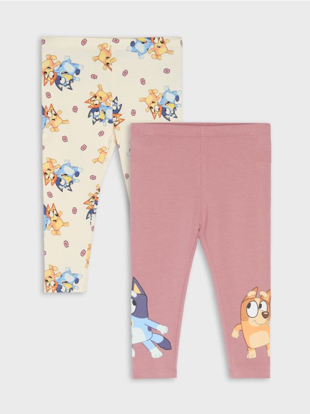 Sinsay - Súprava 2 legín Bluey - krémová