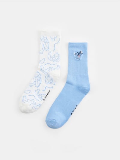 Sada 2 párů ponožek Stitch